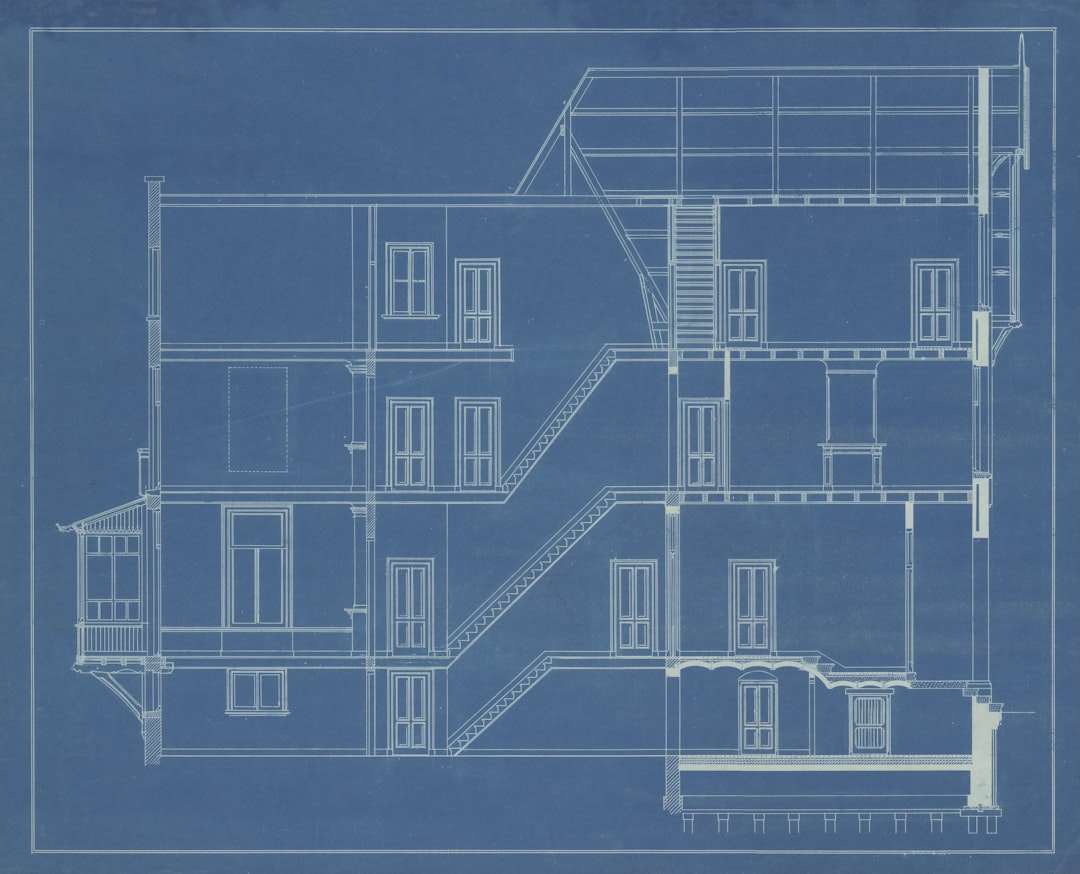 An architectural section drawing, read in full